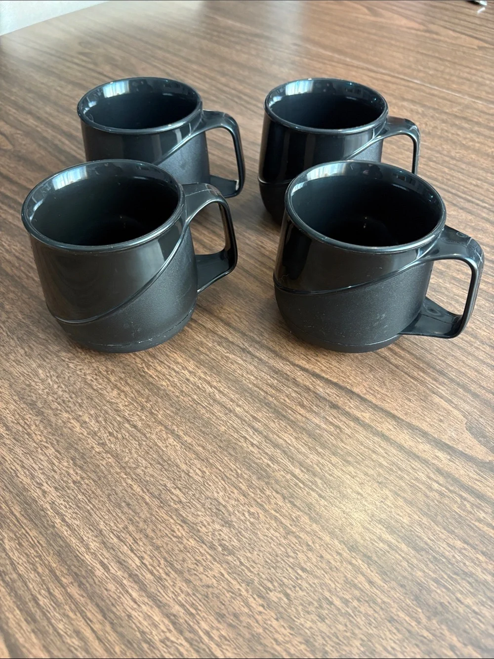 Allure Aladdin Temp Rite Insulated Black Coffee Mugs - Set of 4